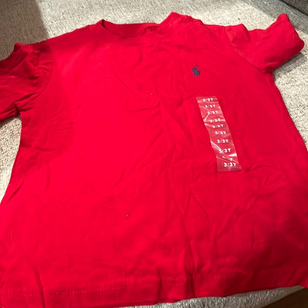 red ralph lauren shirt